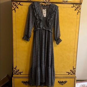 Zara Multicolor Patterned Dress